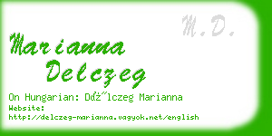 marianna delczeg business card